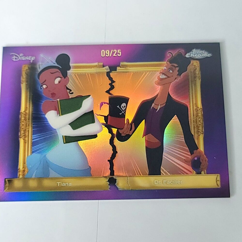 Tiana Dr Facilier Topps Chrome Neon Gold Family First Rivals 09/25